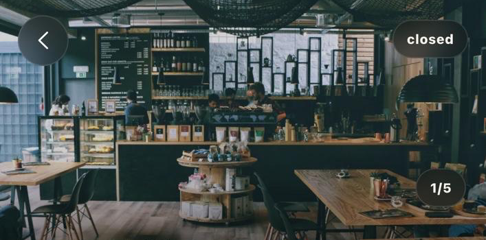 A considered café interior in Doha